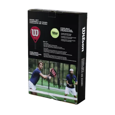 Набор для падела WILSON Optix XP Padel KIT, WR202110U2, ракетка + 3мяча, красный за 20&nbsp;362.60 ₽ купить в Хабаровске