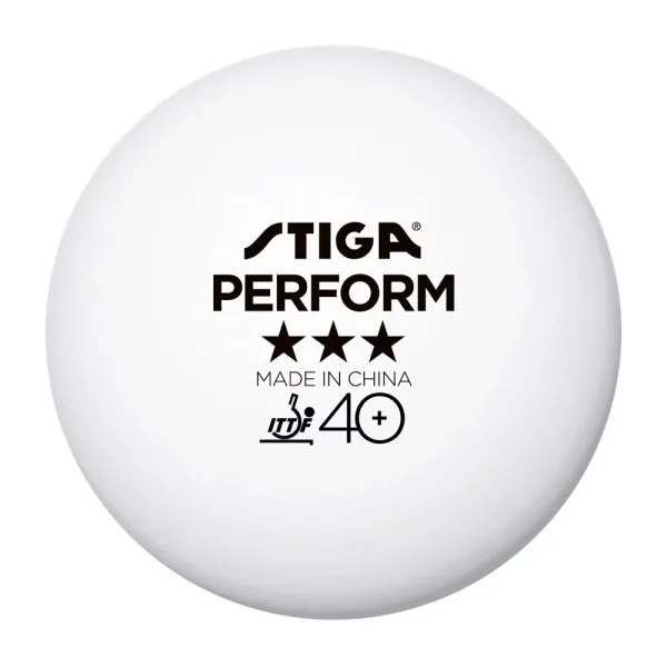 Мяч для наст. тенниса Stiga Perform 3***, 40+, 1113-2110-06, пластик, ITTF Appr., уп.6 шт, бел за 2&nbsp;121.60 ₽ в Хабаровске