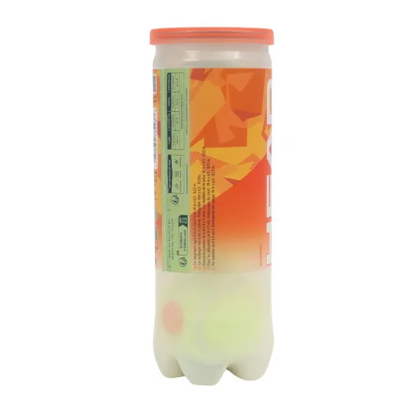 Мяч теннисный детский HEAD Stage 2 Orange, 578423,уп.3 шт, фетр,нат.резина,желто-оранжевый за 836.40 ₽ в Хабаровске