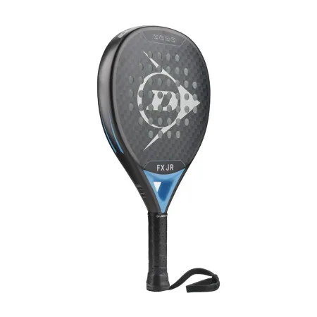 Ракетка для падела Dunlop FX Jr, 10370738, для юниоров, гибрид, графит, черно-голубой за 11&nbsp;019.40 ₽ купить в Хабаровске