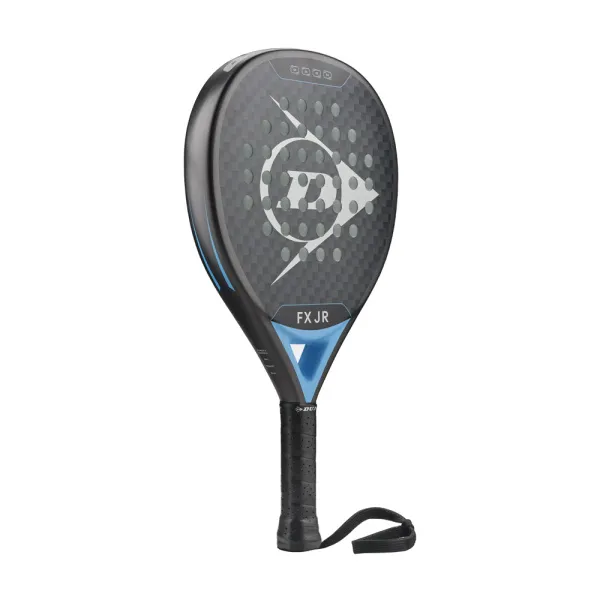 Ракетка для падела Dunlop FX Jr, 10370738, для юниоров, гибрид, графит, черно-голубой за 11&nbsp;019.40 ₽ в Хабаровске