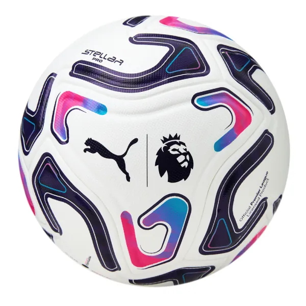 Мяч футб. PUMA Stellar Pro PL, 08510701, р.5, FIFA Quality Pro, 8п, ПУ, термосш, бело-фиолетовый за 9&nbsp;069.50 ₽ в Хабаровске
