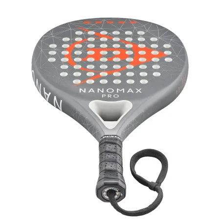 Ракетка для падела Dunlop Nanomax Pro, 10370739, для профессионалов, карбон,серо-оранжевый за 17&nbsp;248.20 ₽ купить в Хабаровске