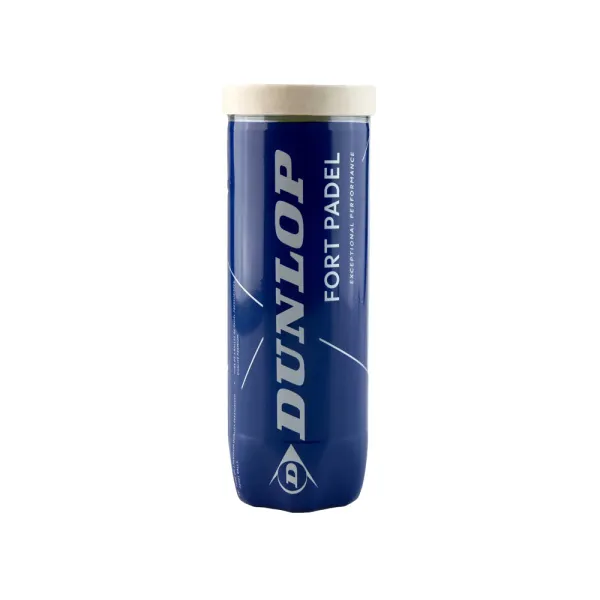 Мяч для падела Dunlop Fort Padel, 601555, уп.3 шт, FIP, сукно, нат.резина,желтый