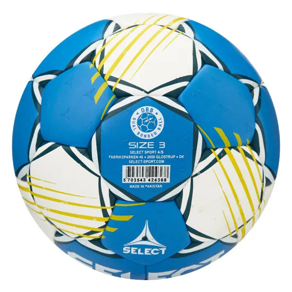 Мяч ганд. SELECT HB FORCE DB V25, 1622858205, Senior (р.3), EHF Appr,ПУ, гибр.сш., сине-белый за 8&nbsp;438.80 ₽ в Хабаровске