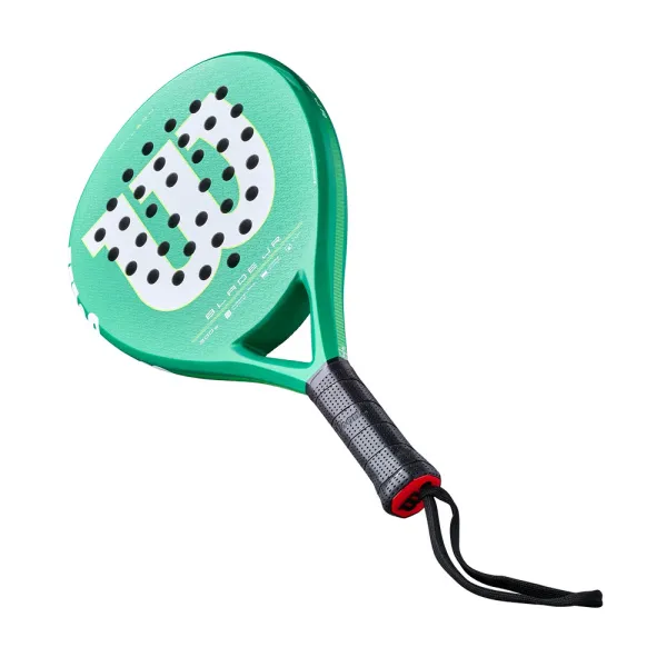 Ракетка для падела WILSON Blade Jr  V4 Padel, WR213811U0, для начин-х, стекловолокно, зеленый за 14&nbsp;934.50 ₽ в Хабаровске