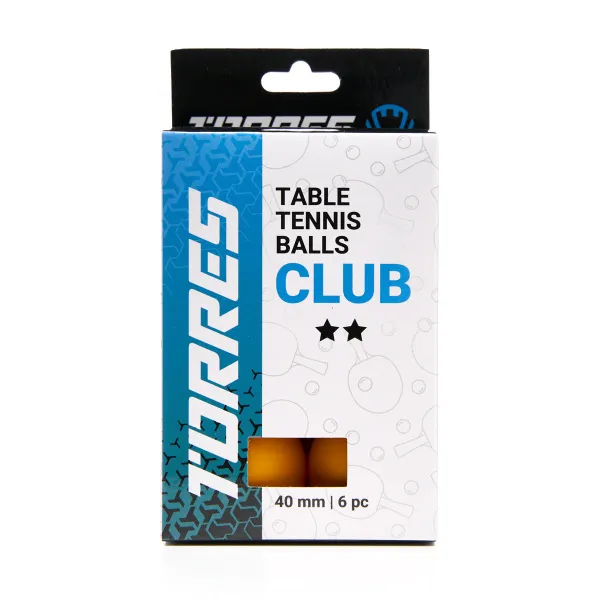 Мяч для наст. тенниса TORRES Club 2*