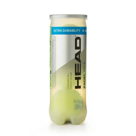 Мяч для падела HEAD Padel Pro+, 540203, уп.3 шт, FIP Approved, войлок,нат.резина,желтый за 933.30 ₽ купить в Хабаровске
