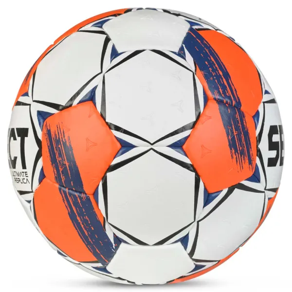 Мяч ганд. SELECT Ultimate Replica v25, 3572858745, р.3(Senior), ПУ,руч.сш, бел-оранж-т.син за 5&nbsp;373.70 ₽ в Хабаровске