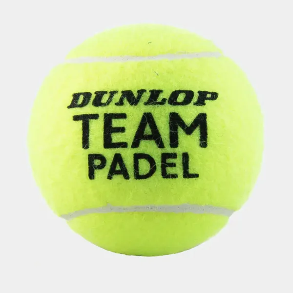 Мяч для падела Dunlop Team Padel, 601553, уп.3 шт, сукно, нат.резина,желтый за 1&nbsp;110.10 ₽ в Хабаровске