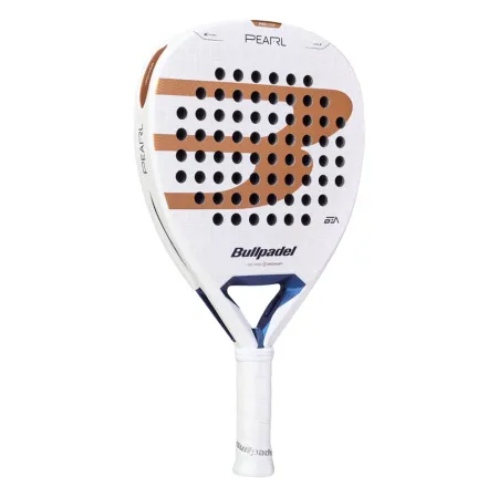 Ракетка для падела BULLPADEL Pearl 27, 497249, для проф-в, стекловолокно,карбон, бело-золотистый за 44&nbsp;319 ₽ купить в Хабаровске
