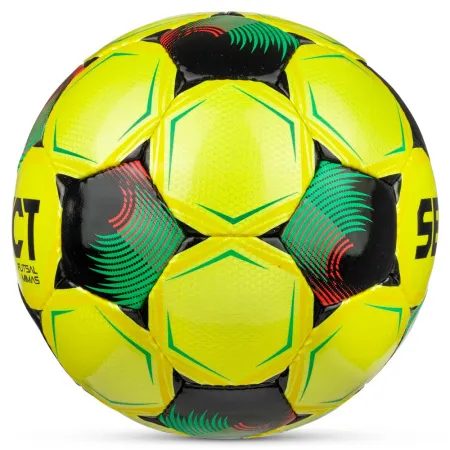 Мяч футзал. SELECT Futsal Mimas V26, 1053471007, р.4,FIFA Basic, 32п, ПУ, руч.сш, желто-зелено-черн. за 6&nbsp;113.20 ₽ купить в Хабаровске