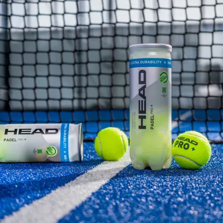 Мяч для падела HEAD Padel Pro+, 540203, уп.3 шт, FIP Approved, войлок,нат.резина,желтый за 933.30 ₽ купить в Хабаровске