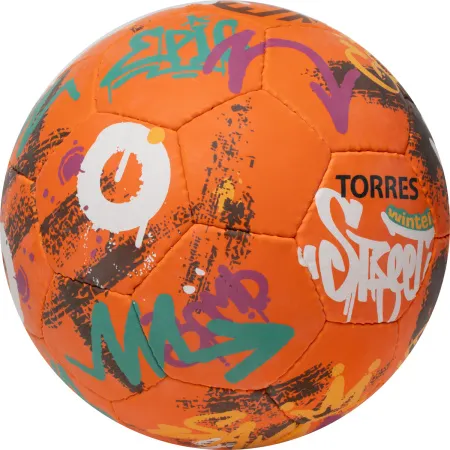 Мяч футб. TORRES Winter Street, F023285, р.5, 32 пан, рез, 4 подкл. слоя, руч. сшив,оранж-мультик. за 2&nbsp;713.20 ₽ купить в Хабаровске