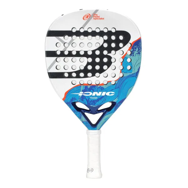 Ракетка для падела BULLPADEL Ionic Power 26, 494411, для продв. игроков, стекловолокно, сине-белый за 28&nbsp;944.20 ₽ в Хабаровске