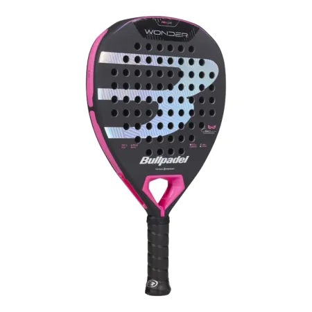 Ракетка для падела BULLPADEL Wonder 27, 497250, для продв.игроков, стекловолокно, карбон, черно-роз за 42&nbsp;969.20 ₽ купить в Хабаровске