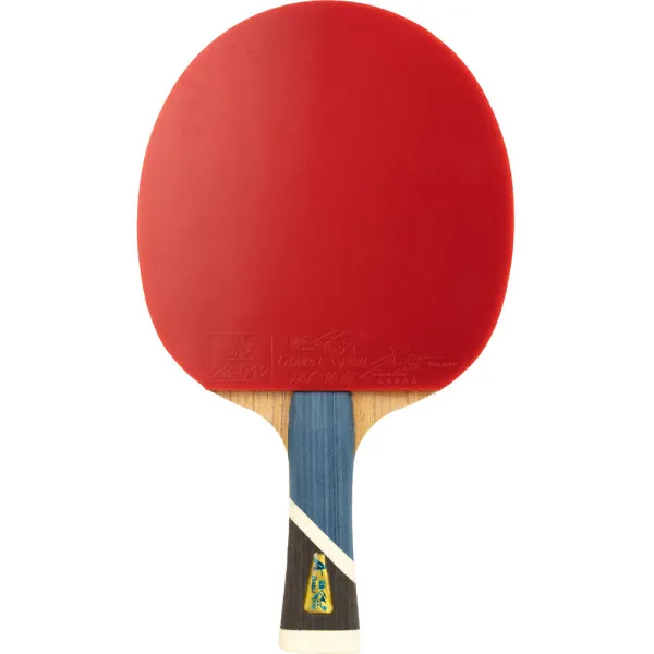 Ракетка для н/т DOUBLE FISH 5A+C, для продвин, ITTF Appr, накл. 2,1 мм, конич. ручка+ 2 мяча V40+мм за 2&nbsp;779.50 ₽ в Хабаровске