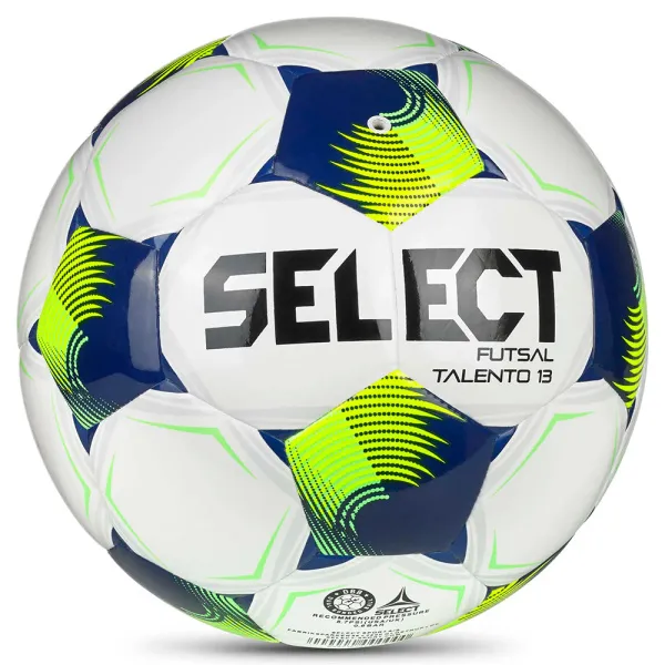 Мяч футзал. SELECT Futsal Talento 13 V26, 1062471015, р.3, 32п, ТПУ, гибр.сш, бело-сине-желтый за 4&nbsp;355.40 ₽ в Хабаровске