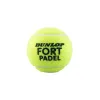 Мяч для падела Dunlop Fort Padel, 601555, уп.3 шт, FIP, сукно, нат.резина,желтый за 1&nbsp;135.60 ₽ купить в Хабаровске