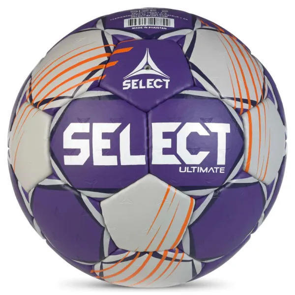 Мяч ганд. SELECT Ultimate Official EHF V24, 1612858999, Senior(р.3), EHF Appr, ПУ, руч.сш, фиол-сер за 15&nbsp;504 ₽ в Хабаровске