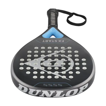 Ракетка для падела Dunlop FX Start, 10370737, для начинающих, гибрид, графит, черно-синий за 13&nbsp;175 ₽ купить в Хабаровске