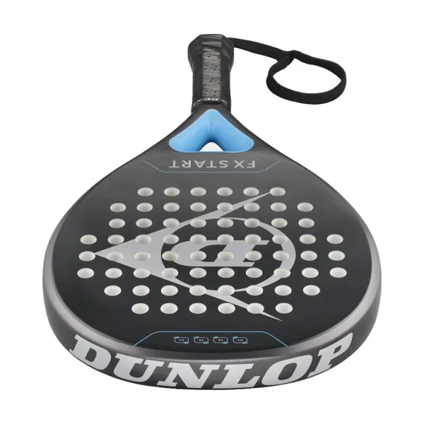 Ракетка для падела Dunlop FX Start, 10370737, для начинающих, гибрид, графит, черно-синий за 13&nbsp;175 ₽ в Хабаровске