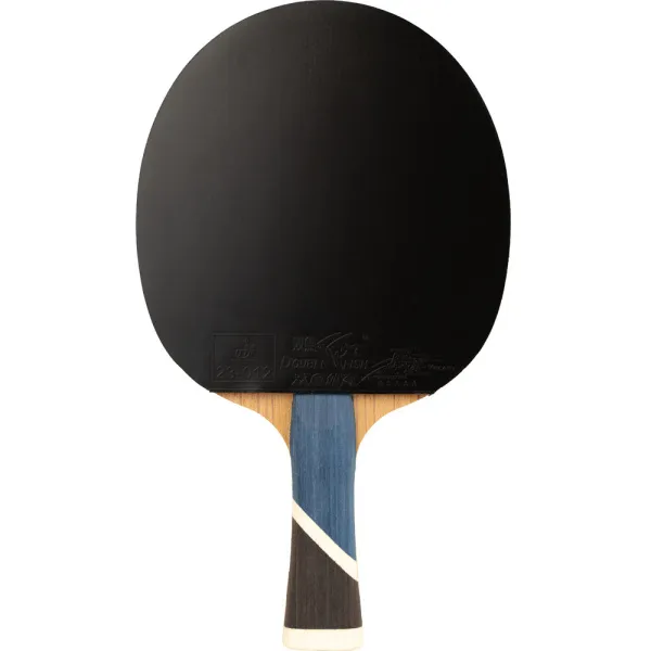 Ракетка для н/т DOUBLE FISH 5A+C, для продвин, ITTF Appr, накл. 2,1 мм, конич. ручка+ 2 мяча V40+мм за 2&nbsp;779.50 ₽ в Хабаровске