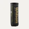 Мяч для падела Wilson Premier Padel Speed, WR8908501001, уп.3 шт, FIP Appr.,сукно, нат.резина,желтый