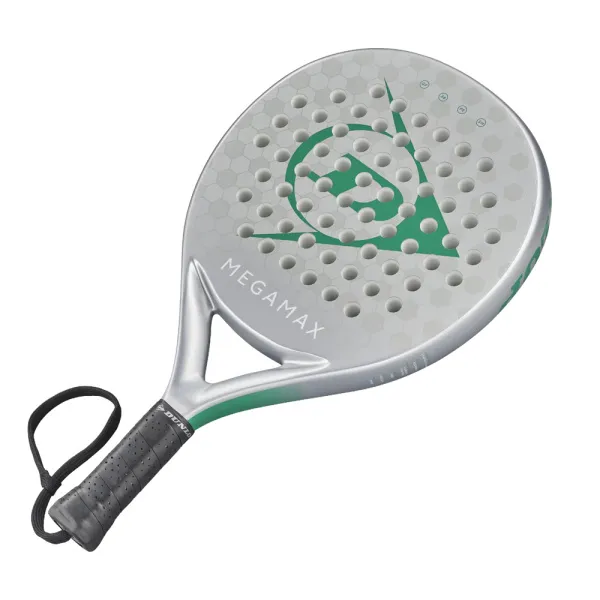 Ракетка для падела Dunlop Megamax Silver, 10370741, для начинающих, графит, серебристый за 11&nbsp;740.20 ₽ в Хабаровске