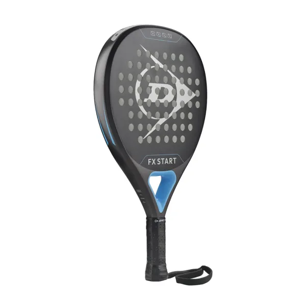 Ракетка для падела Dunlop FX Start, 10370737, для начинающих, гибрид, графит, черно-синий за 13&nbsp;175 ₽ в Хабаровске