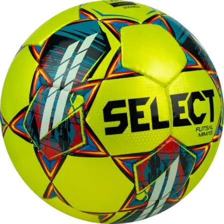 Мяч футзал. SELECT Futsal Mimas, 1053460550, р.4,FIFA Basic, 32 пан, гл.ПУ, руч.сш, жел-сине-красный за 6&nbsp;303.60 ₽ купить в Хабаровске