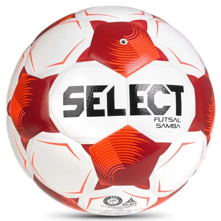 Мяч футзал. SELECT Futsal Samba v26, 1063471008, р.4,FIFA Basic, 32п, ТПУ, гибр.сш, бел-кр-черн за 5&nbsp;618.50 ₽ купить в Хабаровске