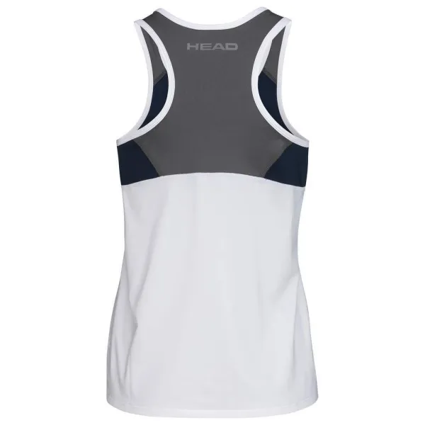 СЦ*Майка жен. HEAD Club 22 Tank Top W 814461-WHDB-L, р.L, 92% полиэстер, 8% эластан, белый за 3&nbsp;500.30 ₽ в Хабаровске