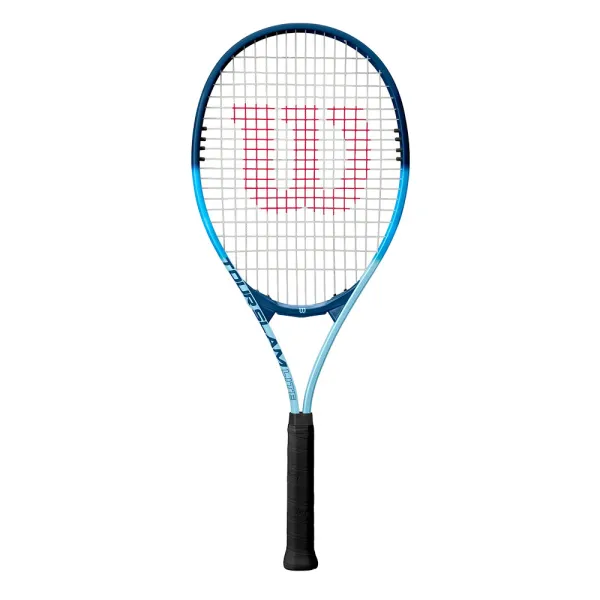 Ракетка б/т Wilson Tour Slam Lite Gr3, WR199010U3,для любит, алюминий, со струнами, сине-голубая за 6&nbsp;358 ₽ в Хабаровске