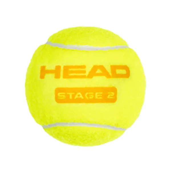 Мяч теннисный детский HEAD Stage 2 Orange, 578423,уп.3 шт, фетр,нат.резина,желто-оранжевый за 836.40 ₽ в Хабаровске