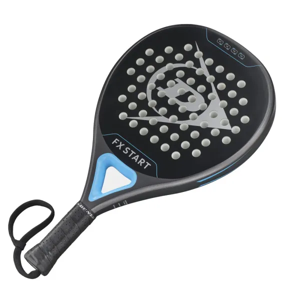 Ракетка для падела Dunlop FX Start, 10370737, для начинающих, гибрид, графит, черно-синий за 13&nbsp;175 ₽ в Хабаровске