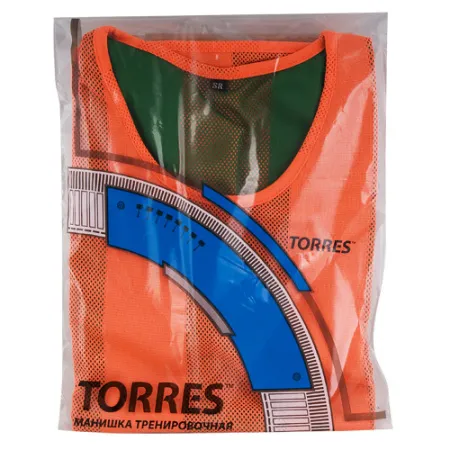 Манишка детская TORRES двухсторонняя, TR11949O/G, р.Jr, тренировочная, полиэстер, оранж-зелен за 1&nbsp;026.80 ₽ купить в Хабаровске