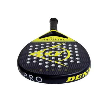 Ракетка для падела Dunlop Tristorm Pro, 10359946, для опытных игроков, графит, черно-желтый за 19&nbsp;643.50 ₽ купить в Хабаровске