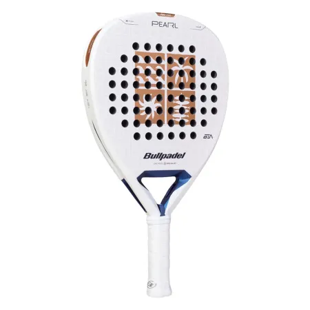 Ракетка для падела BULLPADEL Pearl 27, 497249, для проф-в, стекловолокно,карбон, бело-золотистый за 44&nbsp;319 ₽ купить в Хабаровске
