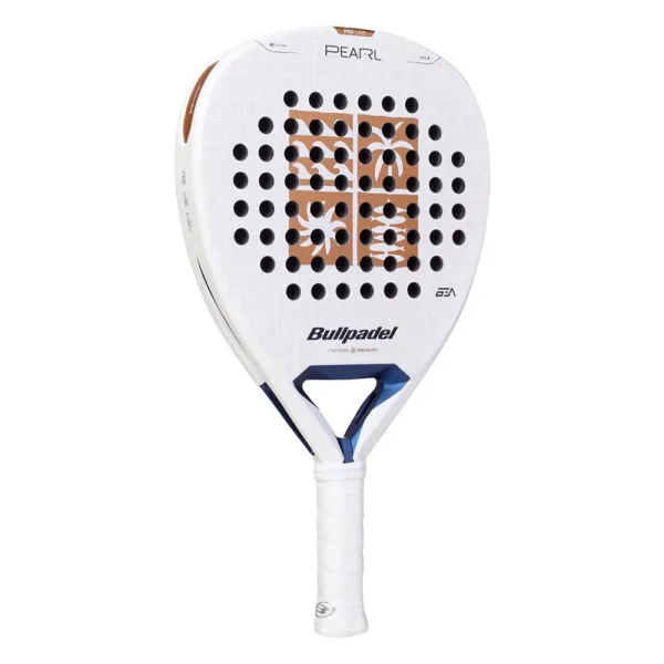 Ракетка для падела BULLPADEL Pearl 27, 497249, для проф-в, стекловолокно,карбон, бело-золотистый за 44&nbsp;319 ₽ в Хабаровске
