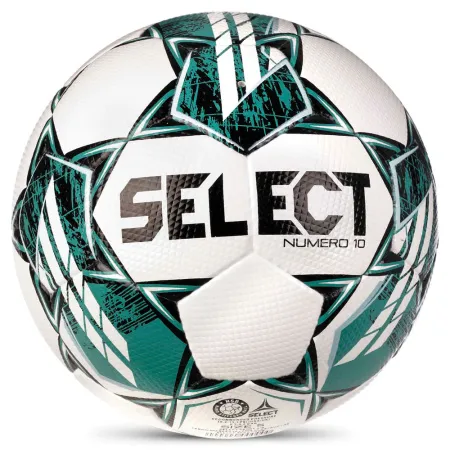 Мяч футб. SELECT NUMERO 10 V23, 0575060004, р.5, FIFA Basic, 32п, ПУ, руч. сш, бело-бирюзовый за 8&nbsp;051.20 ₽ купить в Хабаровске