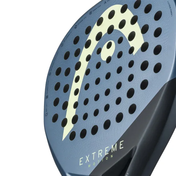 Ракетка для падела HEAD Extreme Motion, 223135, для профессионалов, углеродное волокно, темно-синий за 26&nbsp;894 ₽ в Хабаровске