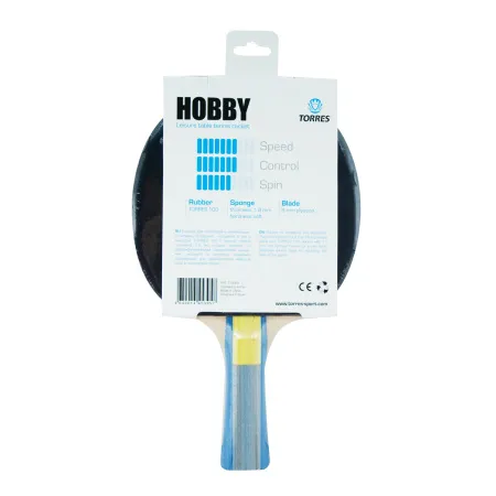 Ракетка для н/т TORRES Hobby, TT0003, для любителей, накладка 1,8 мм, конич. ручка за 875.50 ₽ купить в Хабаровске