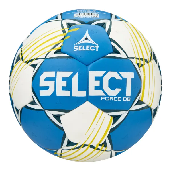 Мяч ганд. SELECT HB FORCE DB V25, 1622858205, Senior (р.3), EHF Appr,ПУ, гибр.сш., сине-белый за 8&nbsp;438.80 ₽ в Хабаровске