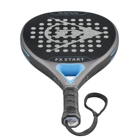 Ракетка для падела Dunlop FX Start, 10370737, для начинающих, гибрид, графит, черно-синий за 13&nbsp;175 ₽ купить в Хабаровске
