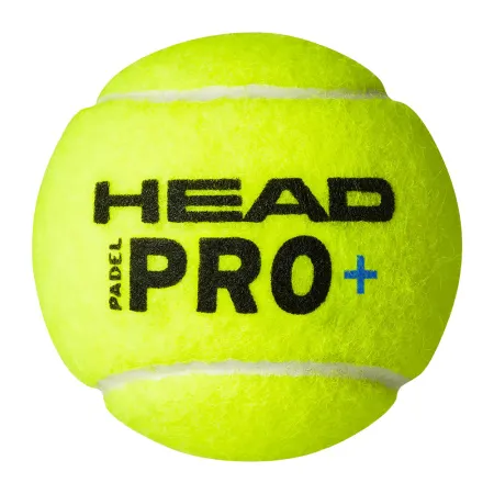 Мяч для падела HEAD Padel Pro+, 540203, уп.3 шт, FIP Approved, войлок,нат.резина,желтый за 933.30 ₽ купить в Хабаровске