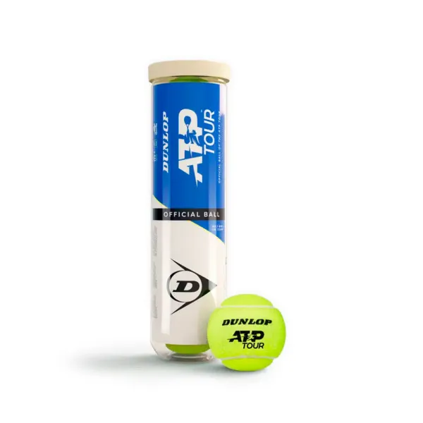 Мяч теннисный Dunlop ATP Official Tour Premium 4B, 601599, уп.4шт, одобр. ITF, нат.резина,фетр. за 1&nbsp;734 ₽ в Хабаровске